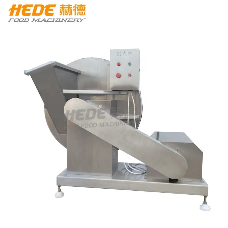 Industrial automatic big capacity cutting large chunk frozen meat slicing machine