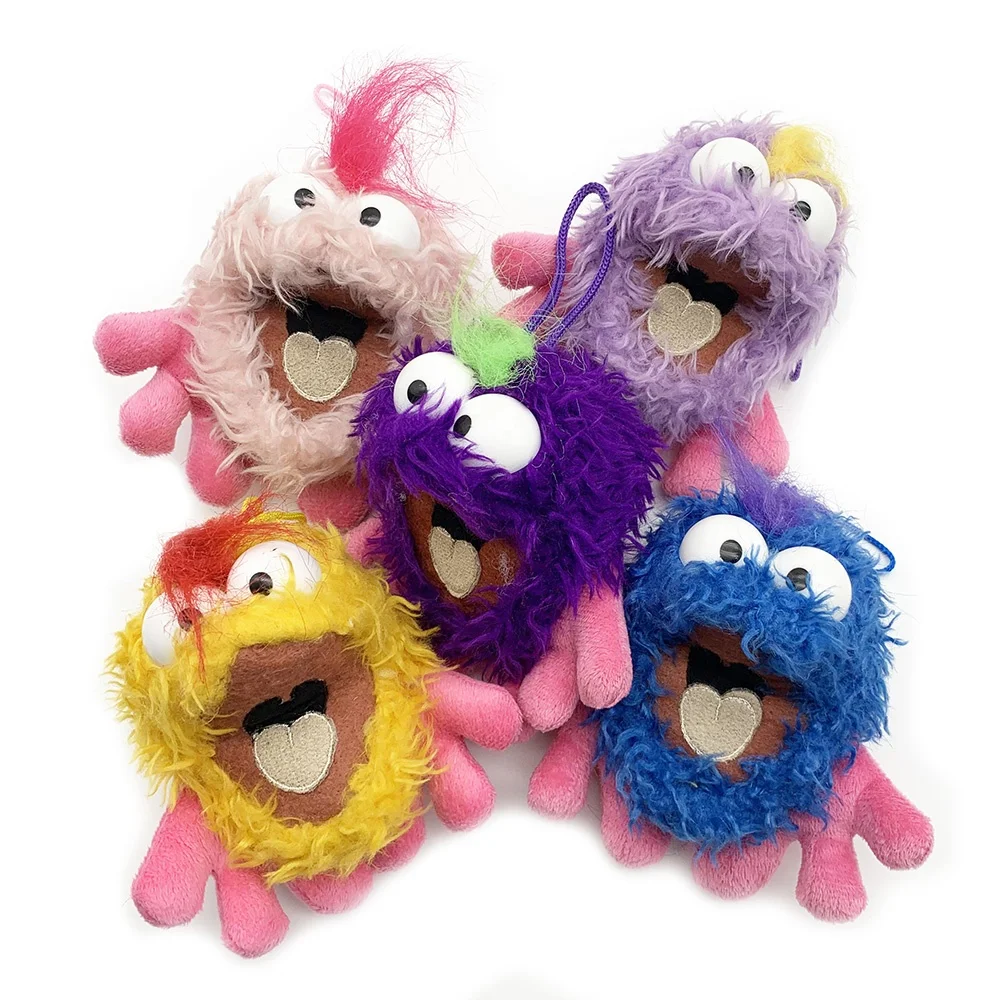 Custom made stuffed fur Finger plush puppet plush toy mascot soft finger puppet toys