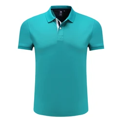 99002fn Custom Logo 200gsm Summer Cotton Polyester Green Cheap Promotional Men Fitted Blank Work Polo Shirt