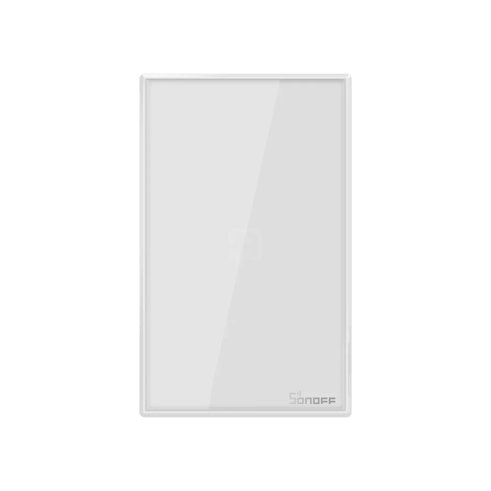  Умный выключатель SONOFF T2US 1C с Wi-Fi беспроводной сенсорный настенный работает Alexa и Google Home сенсорная панель из закаленного
