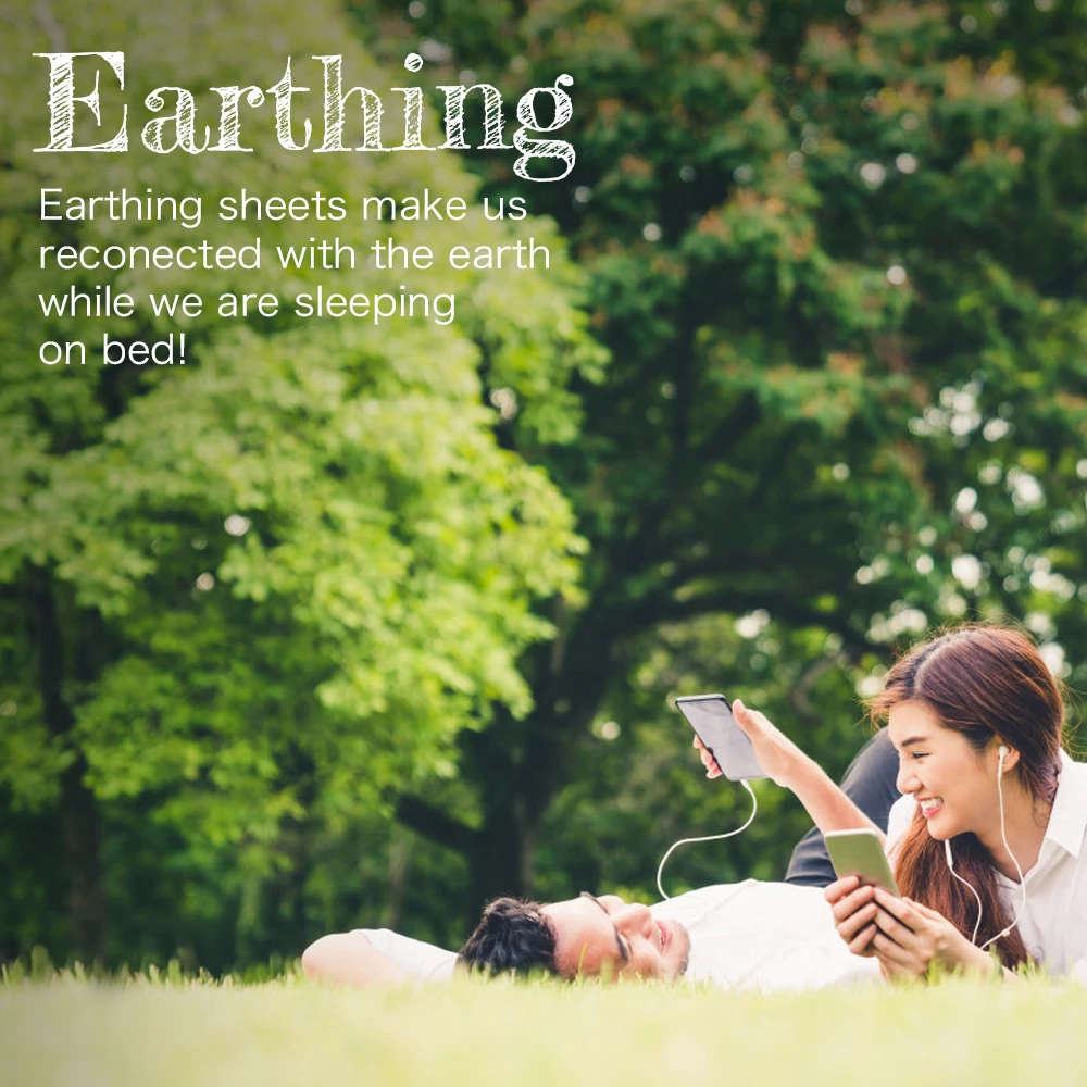 Earthing Grounding Fitted Matress Sheet