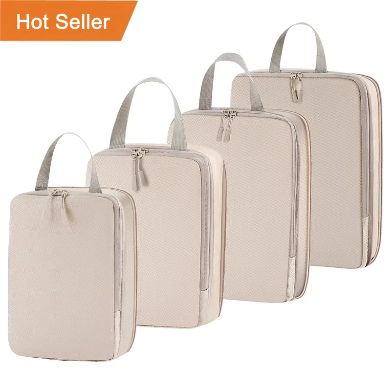 Garment Duffle Bag Waterproof Packing Cubes for Travel Cubes Set Foldable Suitcase Organizer Lightweight Luggage Storage Bag