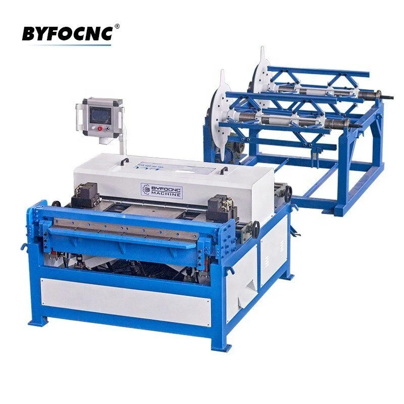 Hvac duct making machine air sheet metal duct machine auto line 3 ductwork machines