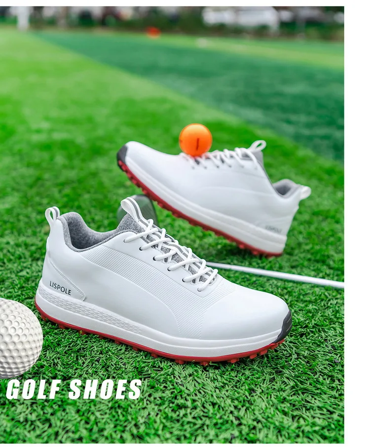 Men Golf Shoes Professional Spikes Golf Sport Sneakers Waterproof Mens Trainers Golfing