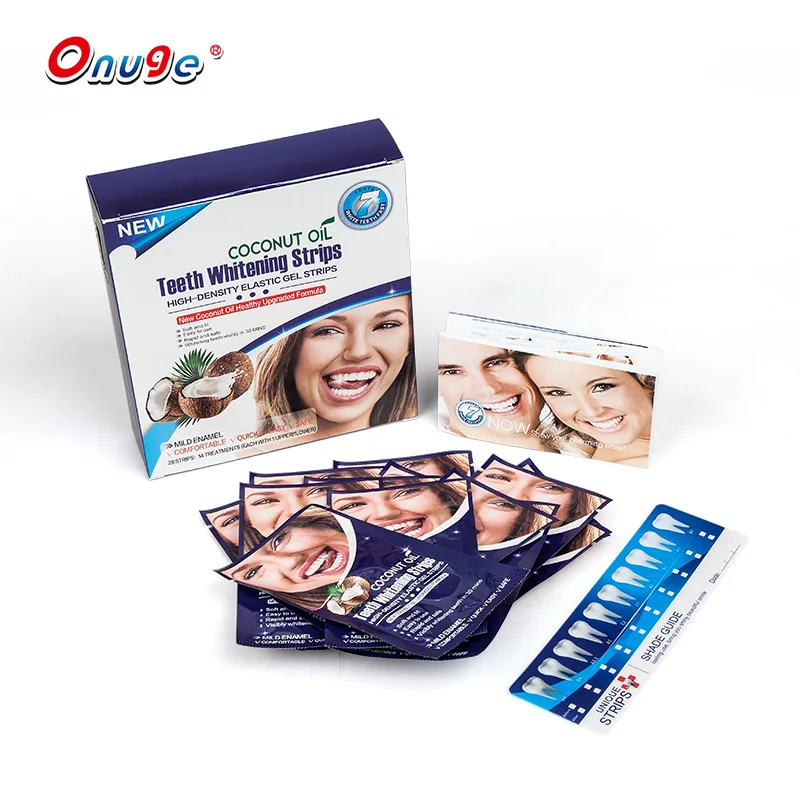advanced tooth whiter products 6% hp coconut oil whitening teeth professional oral polishing strip