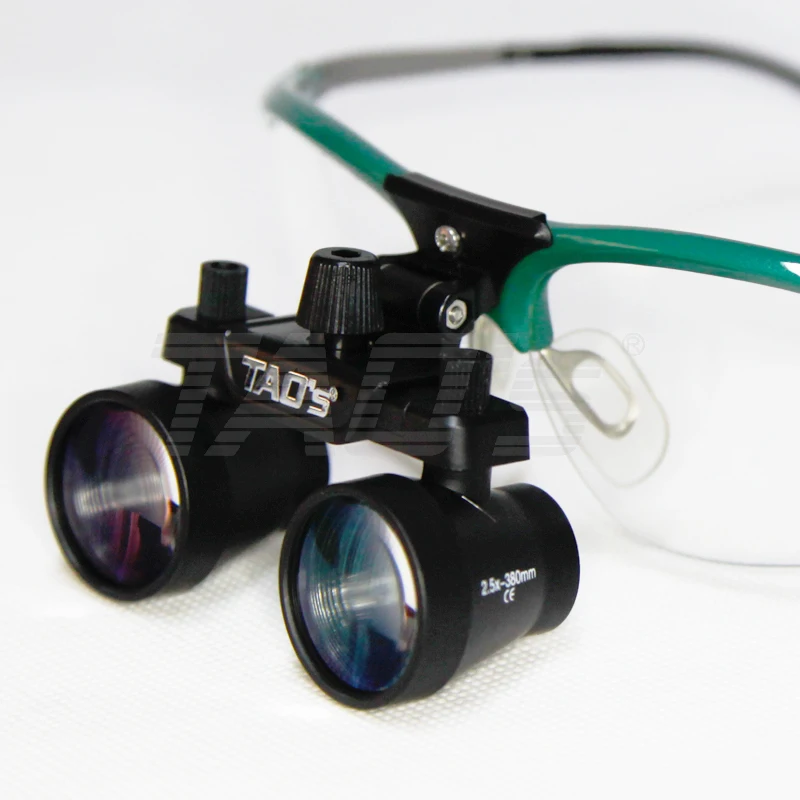 Galilean NS2.5x  magnifiers dental surgical loupes medical instrument optical glass P2 Black