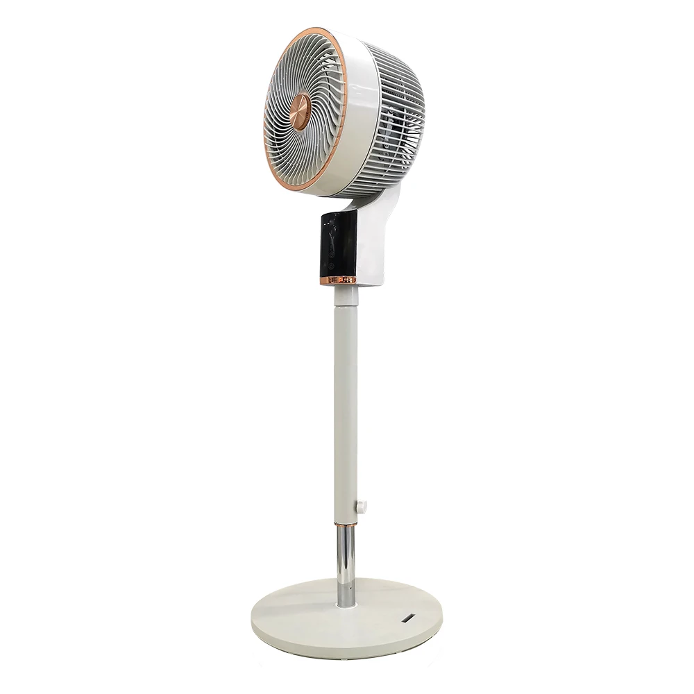Adjustable height free standing circulating fans LED display household electric fan