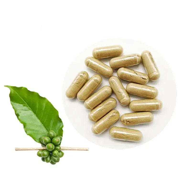 Popular Product Formula Private Brand Slimming Herb Supplement Green Coffee Bean Extract Capsules For Slimming