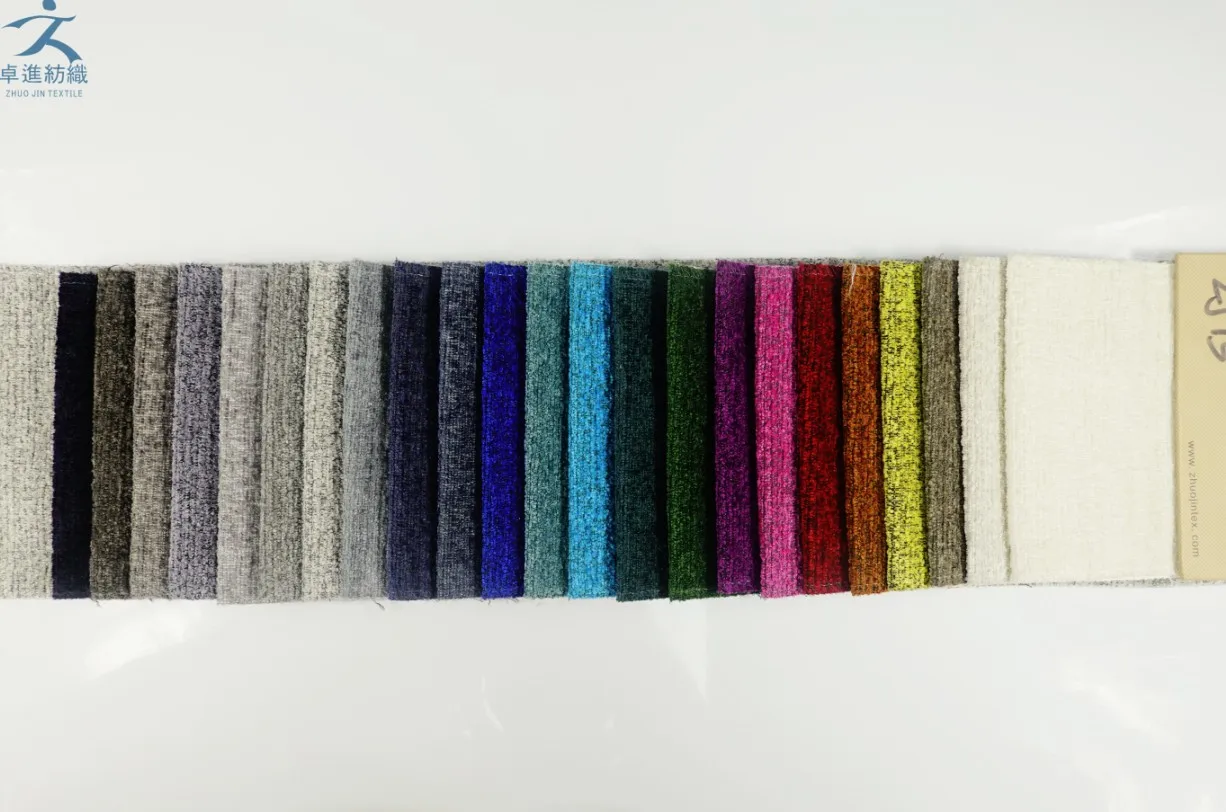 
China factory wholesale jacquard polyester chenille fabric for sofa and cushion 