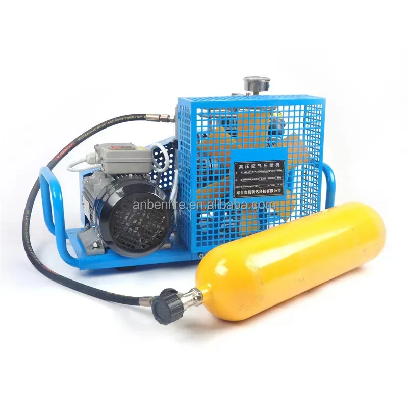 ANBEN FIRE 300Bar High Pressure SCBA Cylinder Air Refilling Compressor