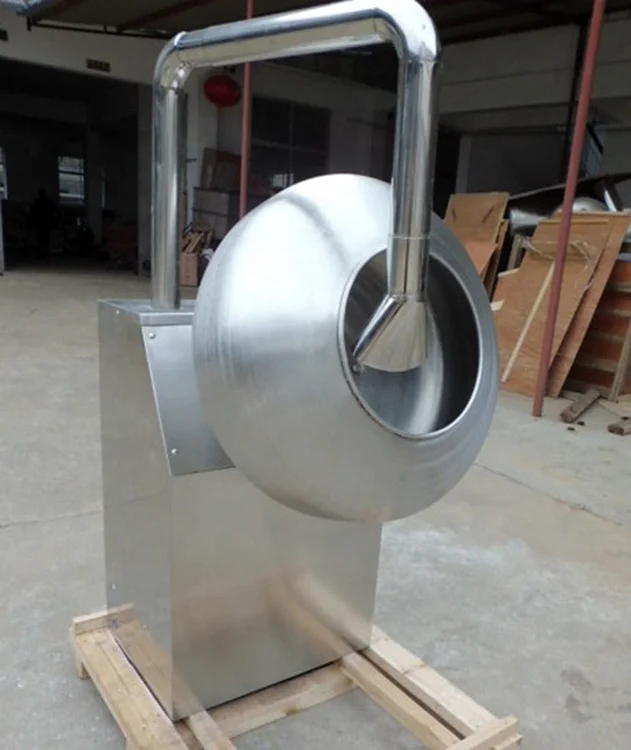 Good price Sugar coating machine / nus peanut candy chocolate coat machine with liquid spray system