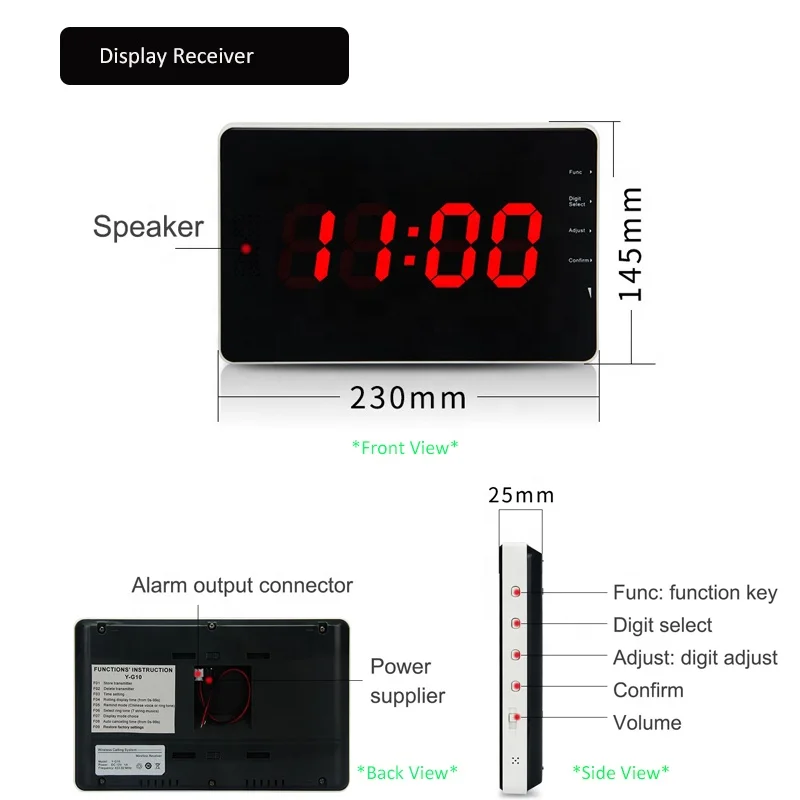 cheap bill button bell to call the waiter table buzzer for waitress restaurant display pager and watch