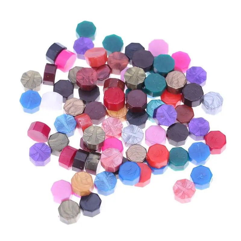100pcs Pearl White Wseal stamp wax Vintage Seal Stamp Tablet Pill Beads for Envelope Wedding Ancient Sealing Wax