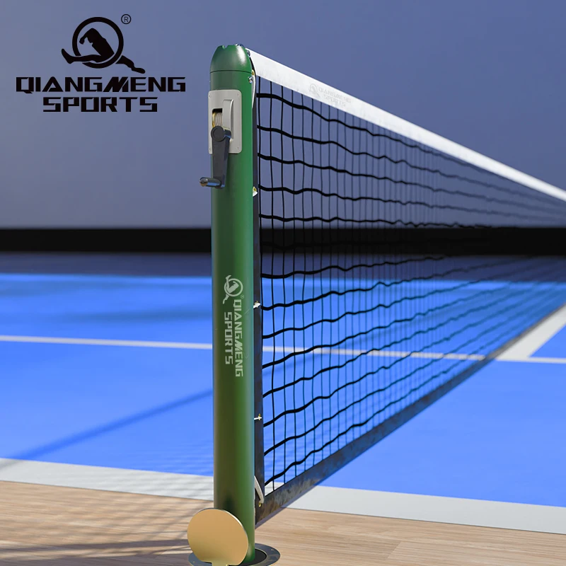 Hot sale Outdoor Tennis Court Net And Fixed Round Pipe Tennis Post Paddle Net Pole Post Pickleball Pole System