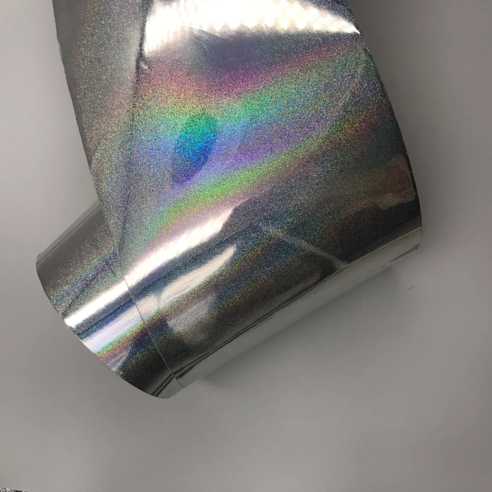PET water resistant antistatic holographic car wrap vinyl wrap reflective film label