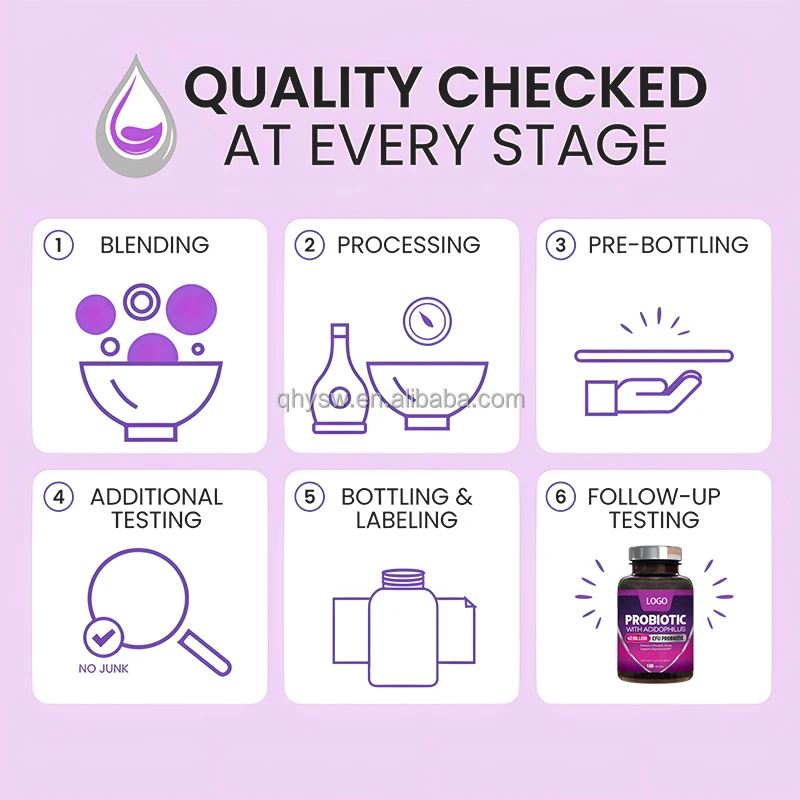 OEM ODM Probiotics Supplement Capsules Digestive System Enzymes Promote Digestive System Probiotics Capsules