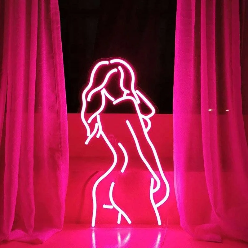 Party Decoration Hot Sale Sexy Lady Neon Lights Led Neon Sign Custom