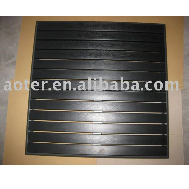 Contemporary design Small furniture fittings leisure diningroom square solid wood table top