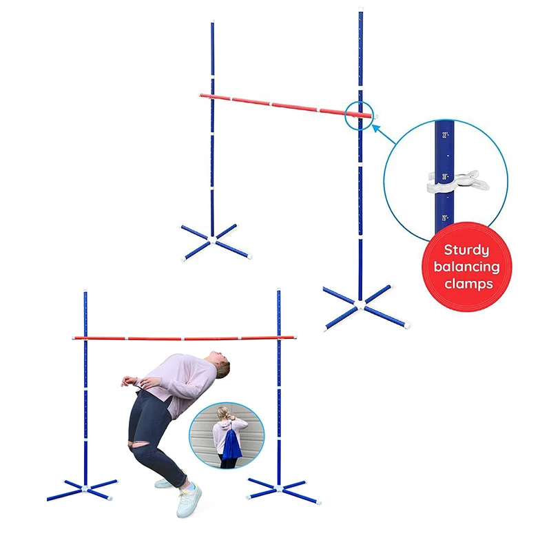 Best Price lawn Obstacle training game Tall Limbo Stick Set
