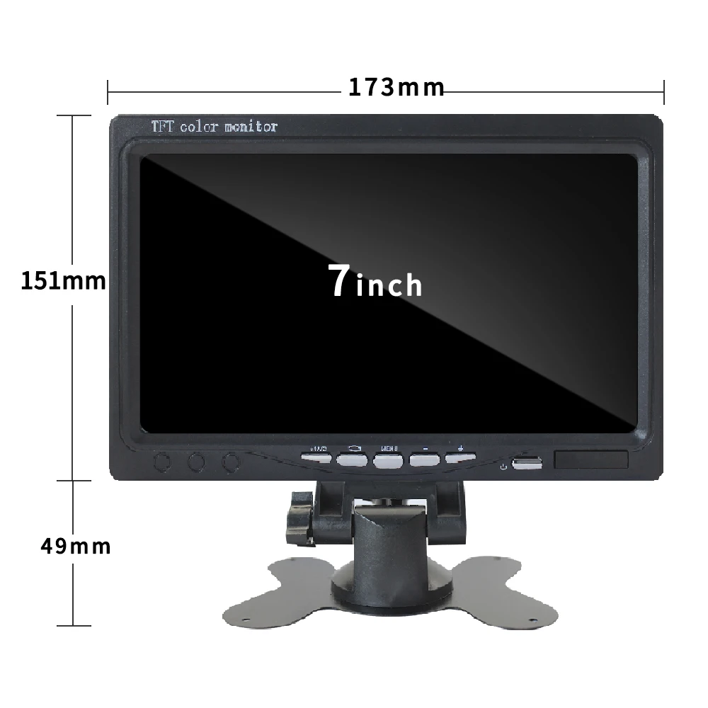  720p AHD камера 7 дюймовый монитор Автобус CCTV грузовик 12v 24v система