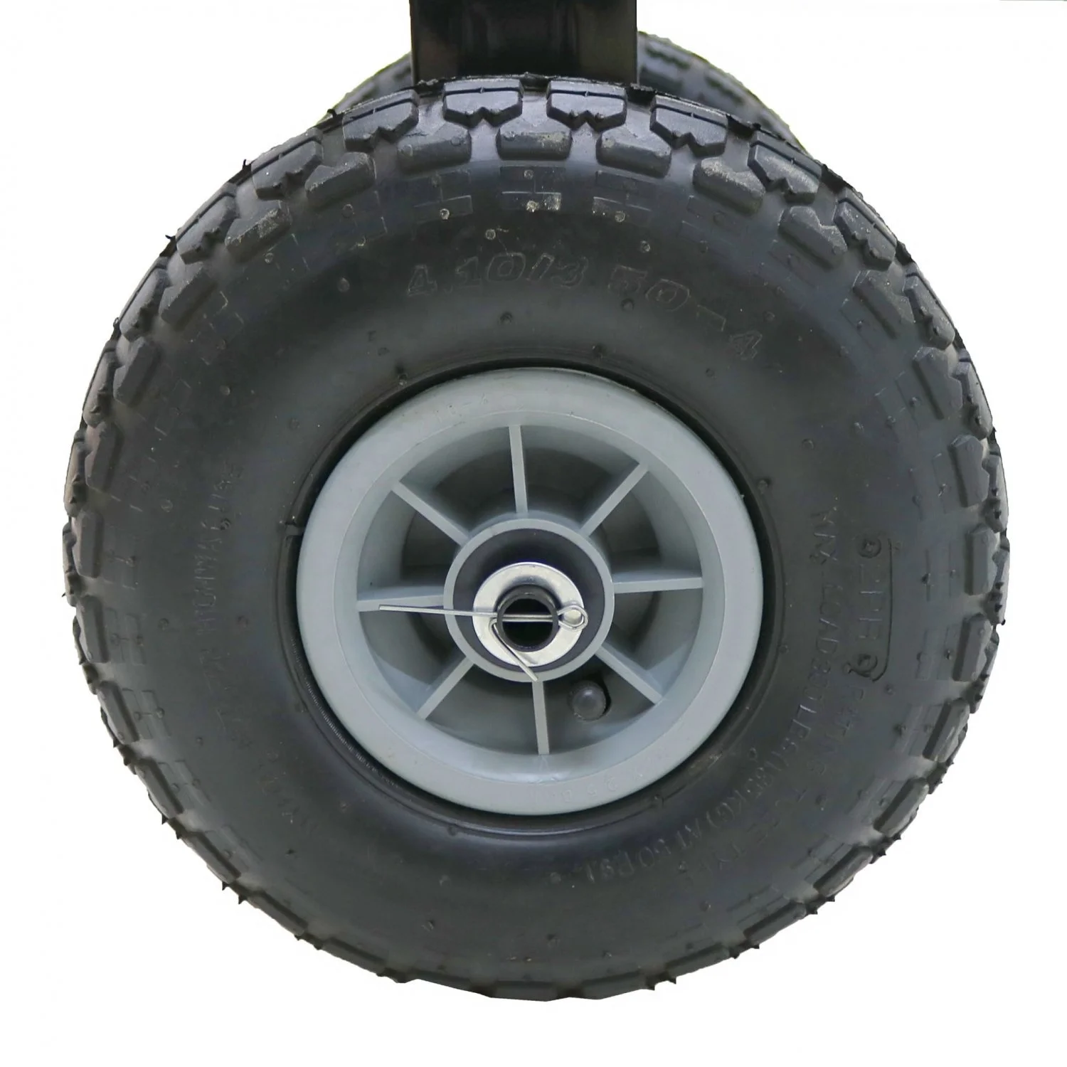 Green Trailer Cart Heavy Duty Metal Gardening Trolley