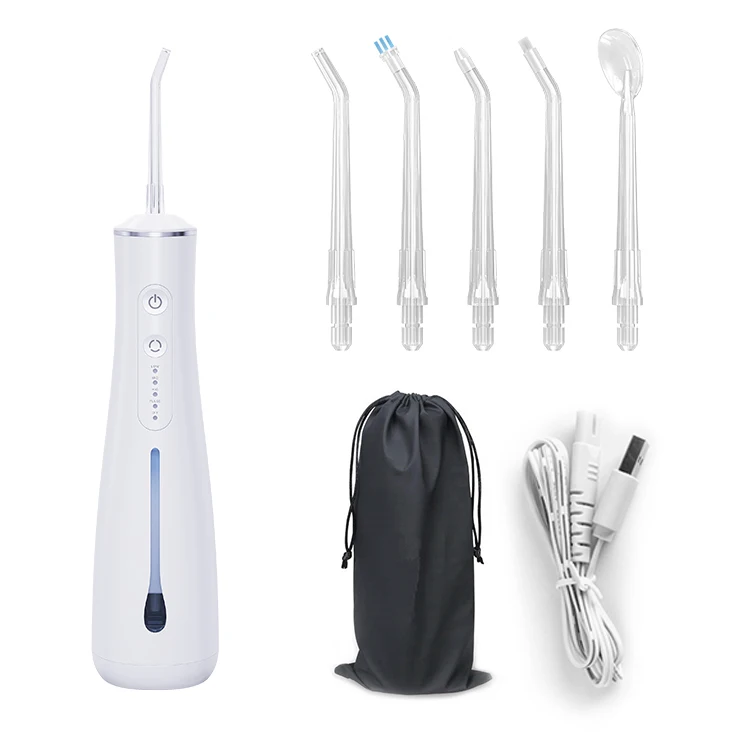 Portable Water Flosser Cordless Oral Cleaner Dental Irrigator With Massage Function