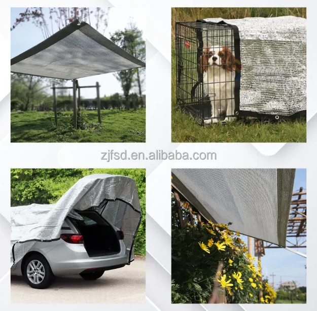 Manufacturer Custom Aluminum Shade Netting, Water Proof Silver Shade Net,high Shading Rate Aluminum Shade Mesh