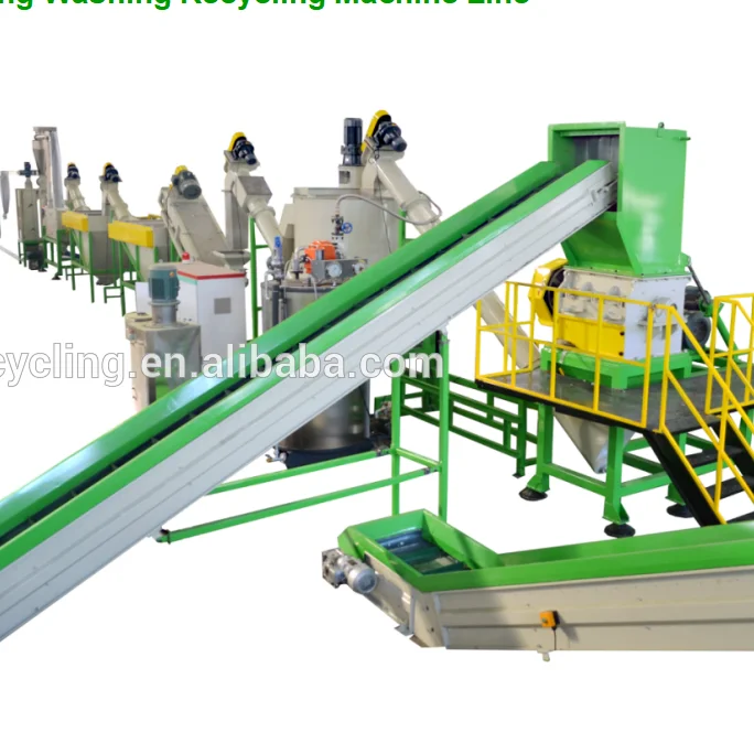 
Recycling Machines Washing Production Line Bottle Pet Flakes Plastic Hr-2000kg 300kg Hr china blue white 