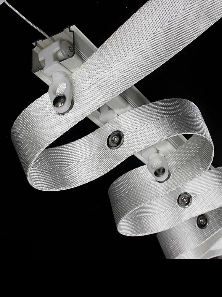 New Trend Clear Drapery Aluminium Alloy Ripple Fold Track S Shape Track