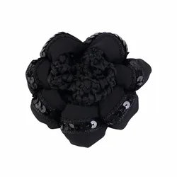 HZO-22035 Elastic Hair Snood Net Pearls Decor Colorful Hair Bun Cover Set for Dance