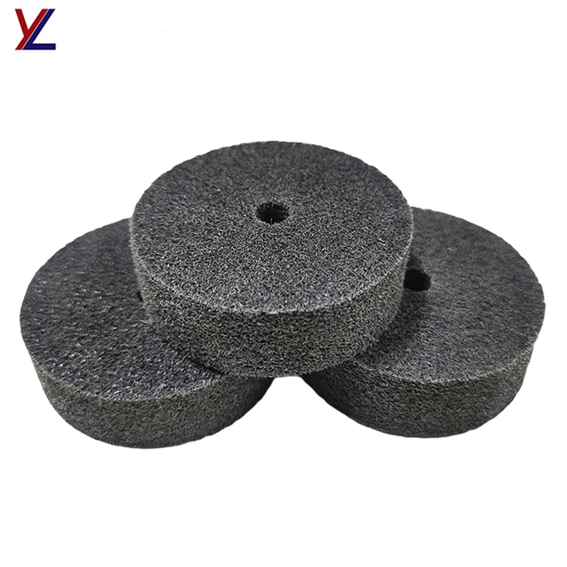 Nylon polishing wheel 75MM*25MM*10MM non-woven wheel grinding fiber grinding material