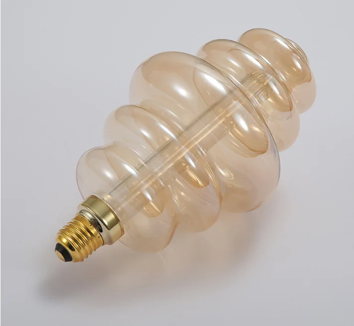 AC65-265v 3 Вт E27 теплый белый edison брелок в виде тыквы для пчелиных сот Ретро светодиодные лампы накаливания