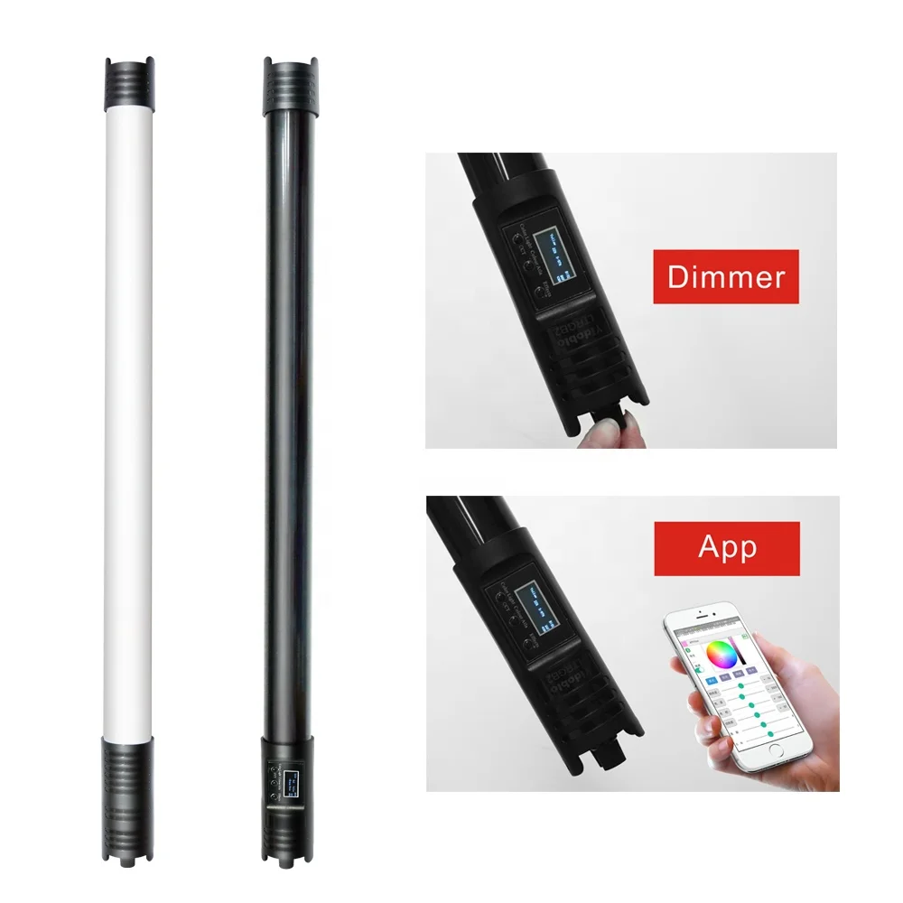 2021 Amazon Newest Product Live Streaming Video Portable Handheld RGB Light Stick LED Photography Lighting