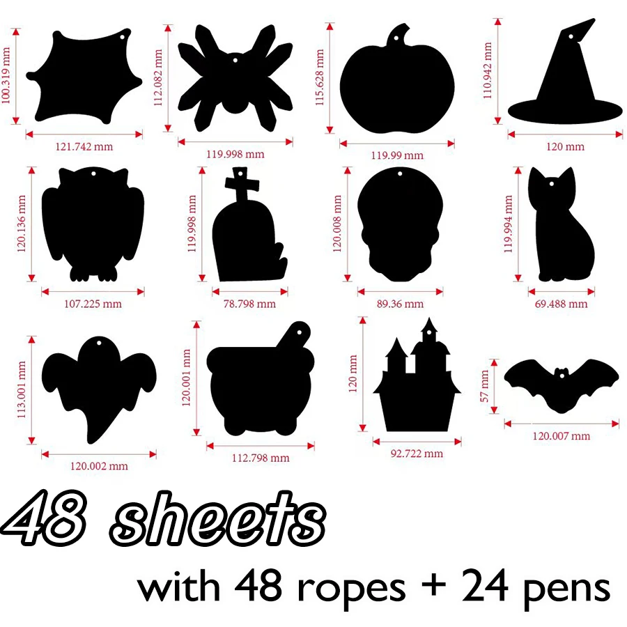 48pcs Halloween
