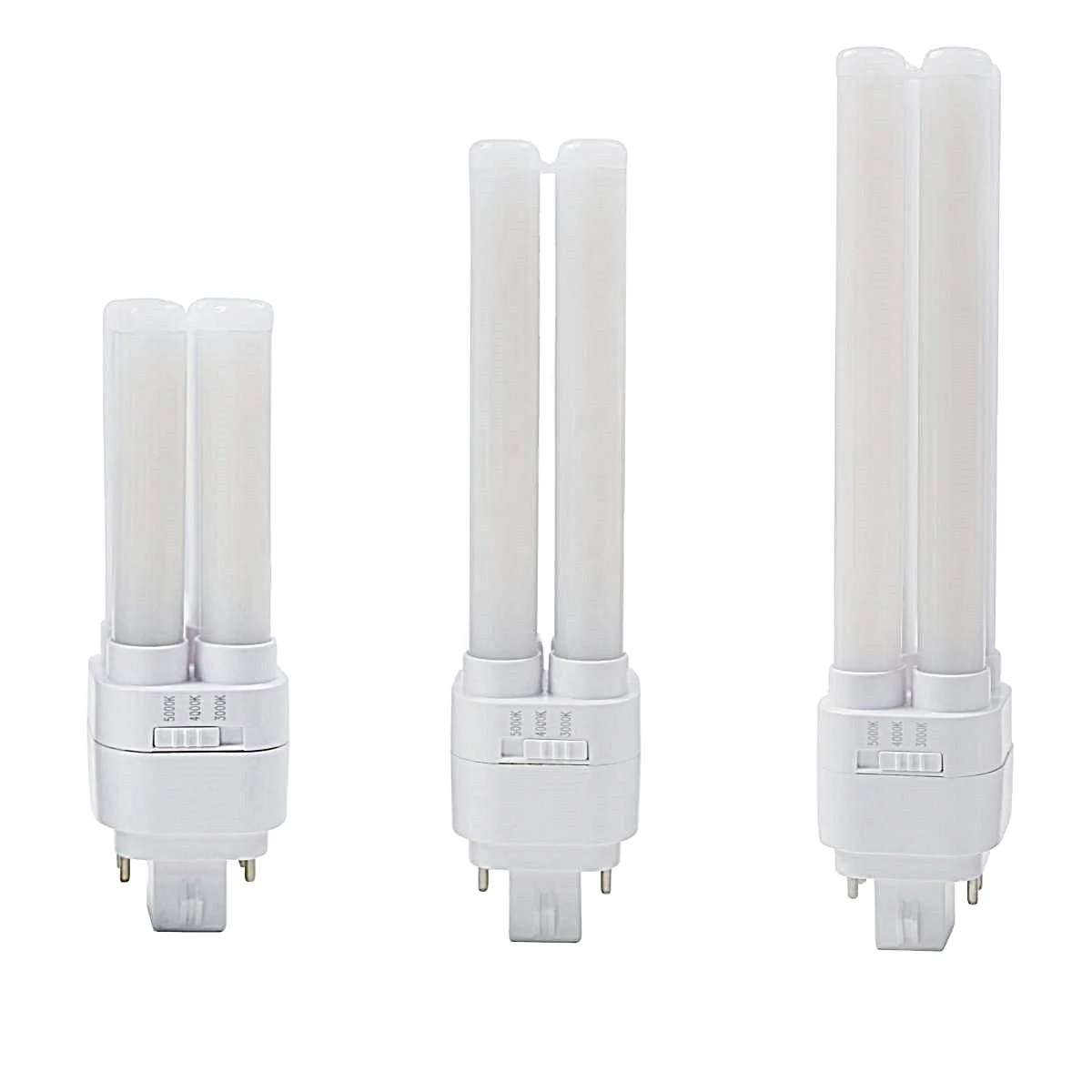 G23 Base LED Bulbs 6w(13w CFL Equivalent) LED Slim 2-Pin PL Horizontal Recessed Lamp for Wall Scones, Bathroom Vanity Light