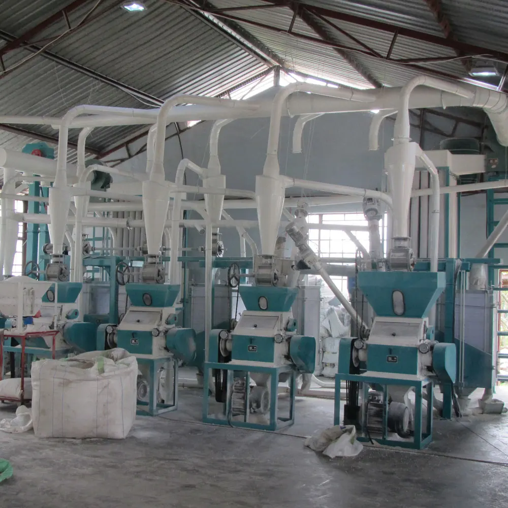 50 ton per day corn flour milling plant maize mill machinery