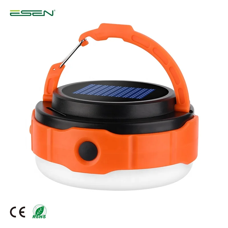 Led Solar power and rechargeable Camping Light Portable solar lantern light outdoor waterproof