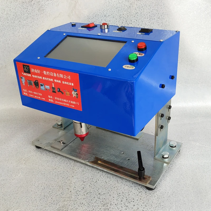 XANYI MARK Portable Electric Handheld Dot Peen Pin Marking Machinery  CNC Nameplate Engraving Marking Marker Machine Italy