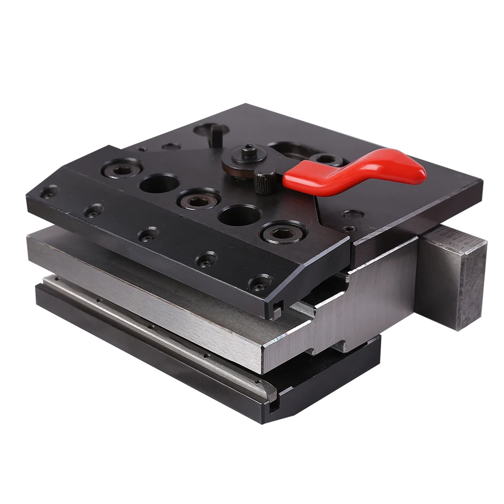 Double fast clamp can be equipped with 2 different types of front tooling clamps for CNC press brake