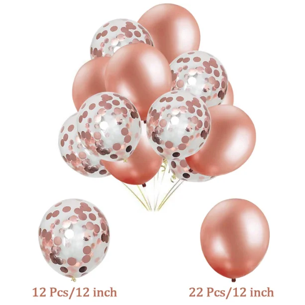 bride to be heart diamond ring champagne foil balloons sash helium latex confetti balloon set for Bridal shower game Party decor