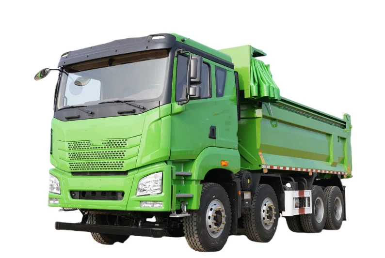 Chinese truck Qingdao JF JH6 heavy truck 430HP 8X4 6m dump truck