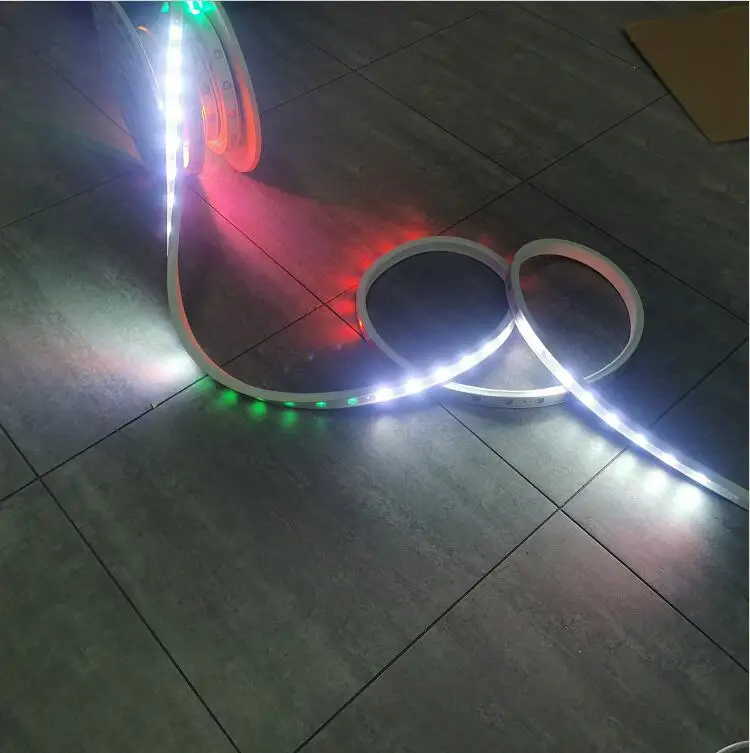 Digital RGBW outdoor IP68 waterproof RGB building facade light LED flexible linear flex wall washer strips