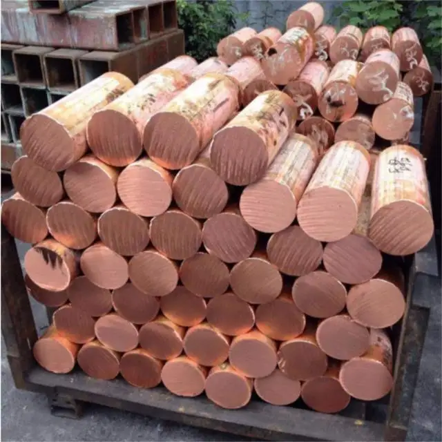 DIN EN GB JIS BS standard pure red copper material copper bar copper rod price