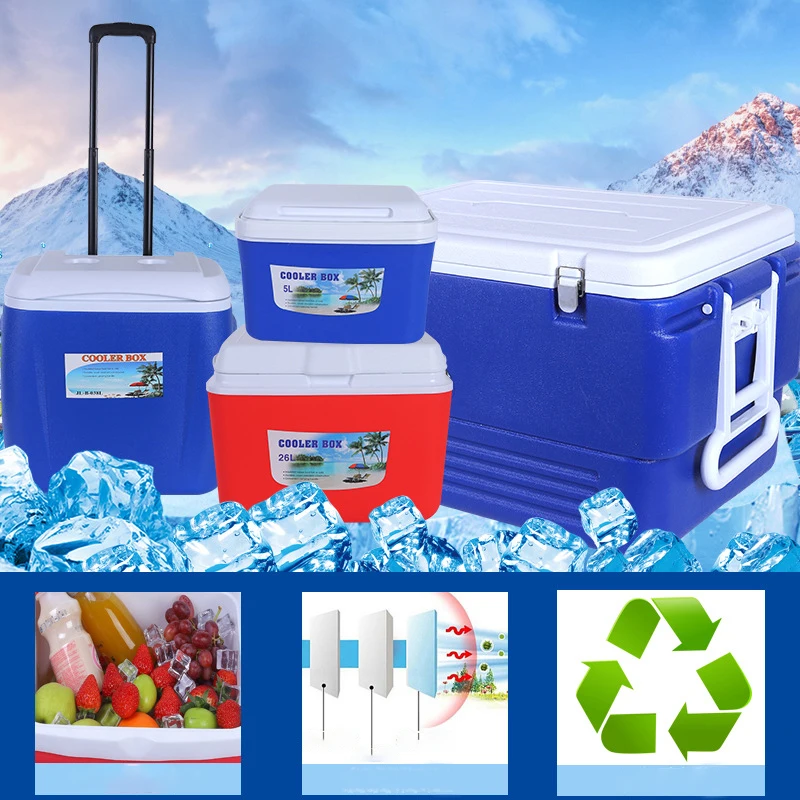 Wholesale Cooler Box Portable Plastic Ice Cooler Box For Picnic Beverage And Food