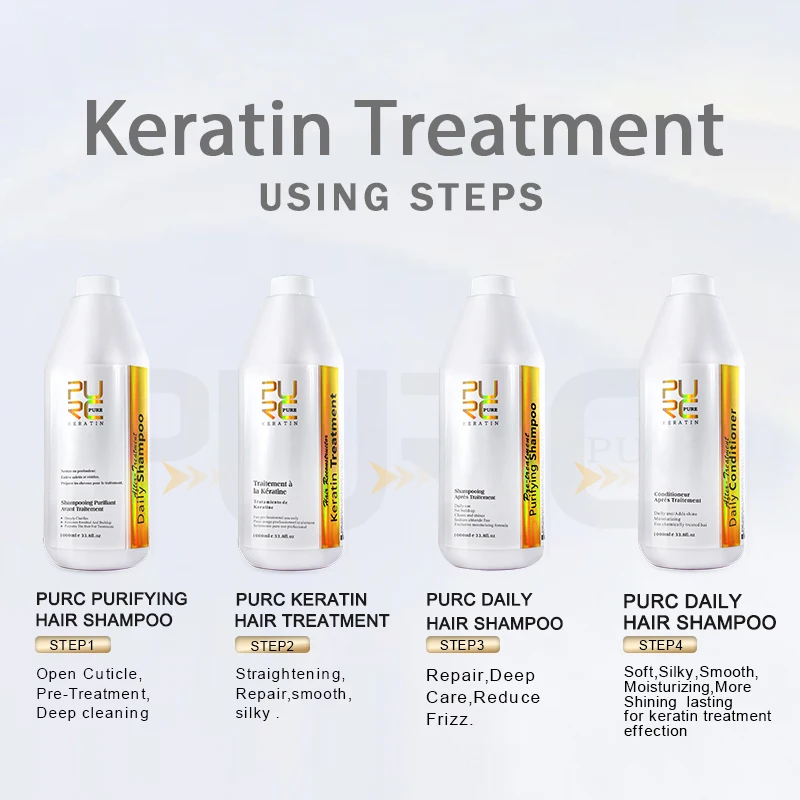 Keratin Hair Treatment No Smoke and Not Pungent Pure Hair Smoothing Keratin Treatment