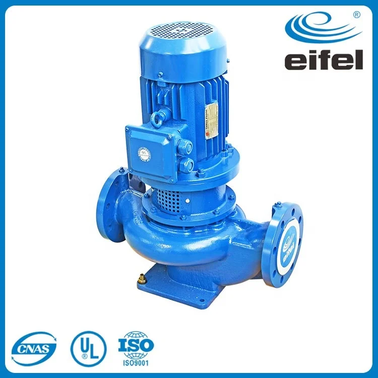High-Pressure Vertical Inline Booster Pump 22kw Centrifugal Clean Water Pump Drinking Water Treatment Agriculture Cast Iron