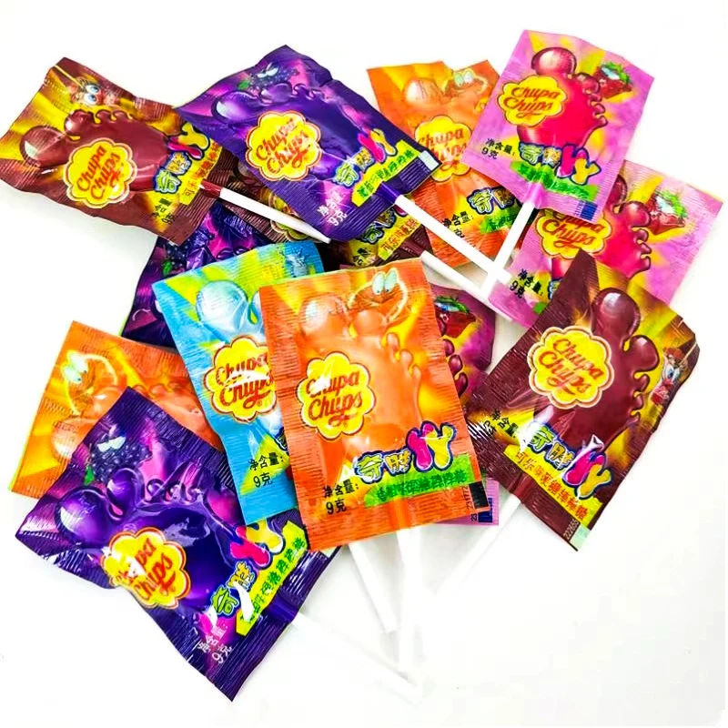 Chinese Snacks Fruit Lollipops Foot Shape Hard Candies healthy exotic bulk sour candy snack wholesale gourmet food candy bar