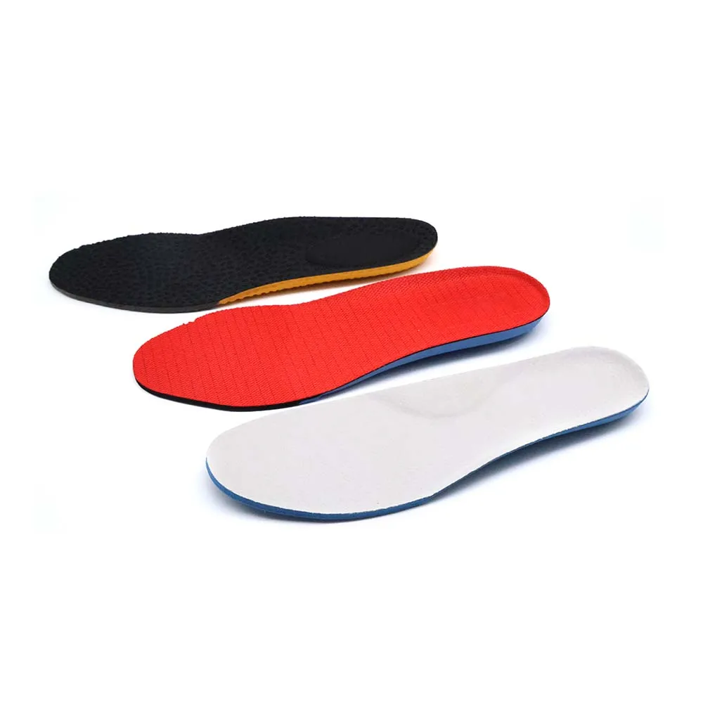 Sweat Absorbing Pu Polyester Poly Shoe Accessories Active Sport Acupuncture Eva Sole Orthotic Memory Foam Insole