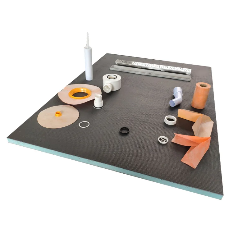 Customized XPS Foam Shower Base Shower Tray with Drain and Grate
