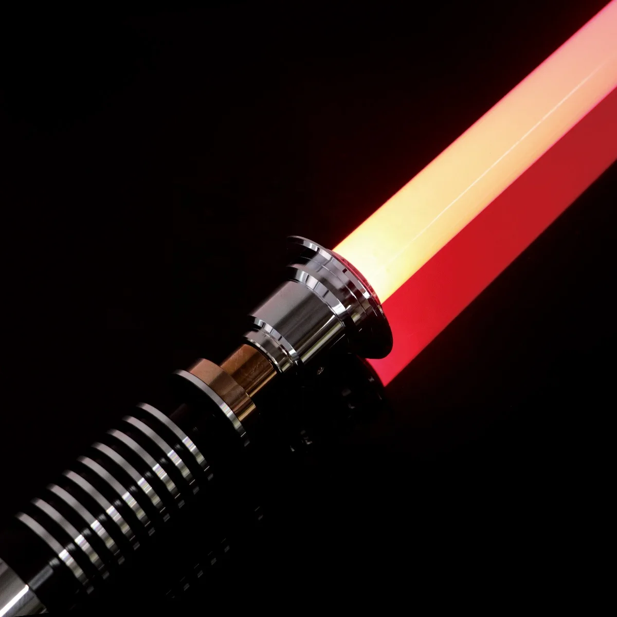 Рождественский светильник LGT SABERSTUDIO с гладкой качели световой меч игрушки Металлическая рукоятка боевой прочный пиксельный саундборд для звездных